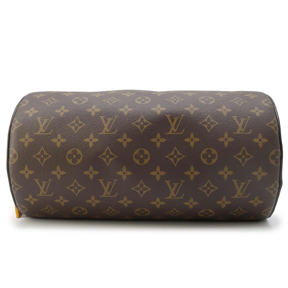 LOUIS VUITTON Soft Polochon Noir M46691 Monogram Macassar Canvas