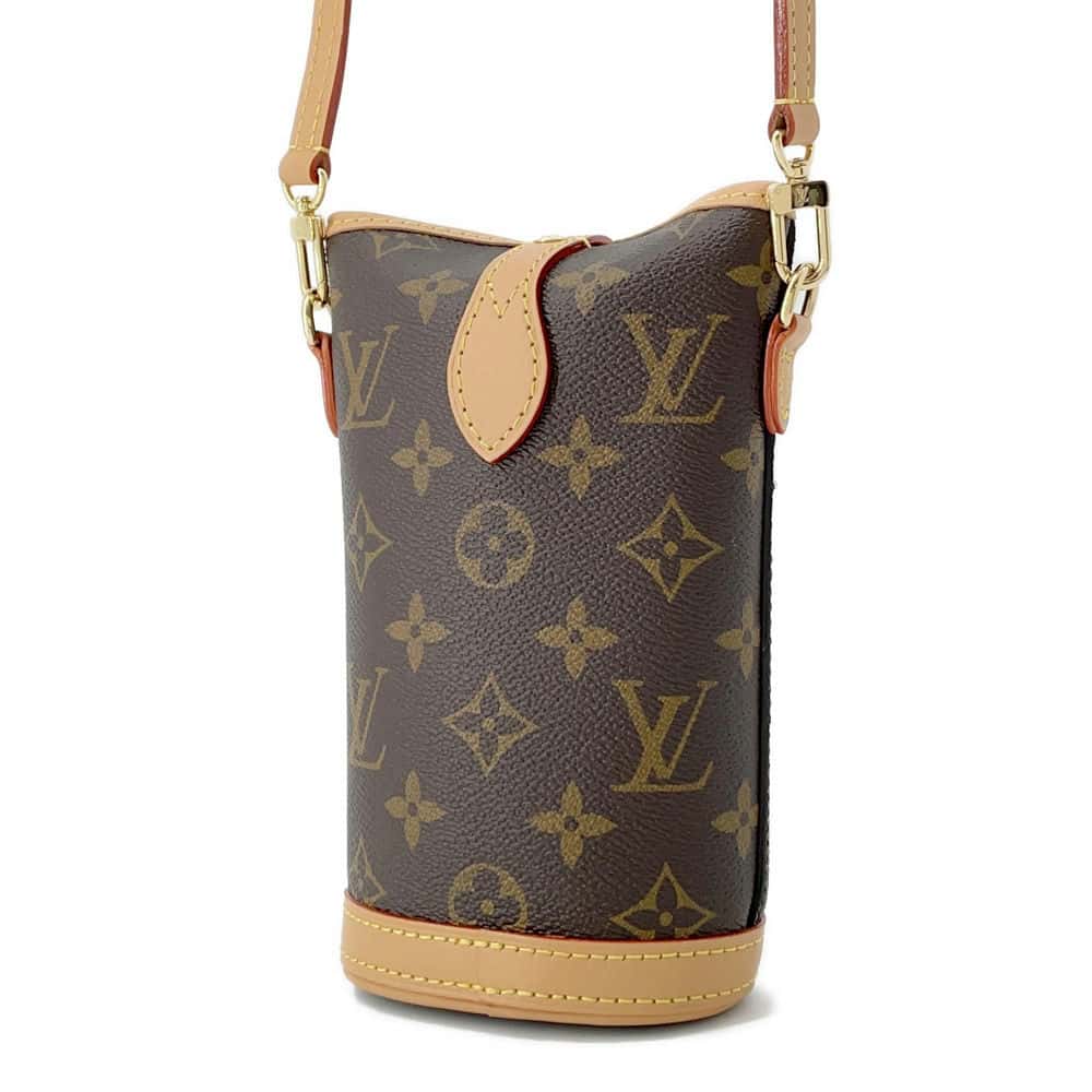 LOUIS VUITTON Fold Me Pouch Brown M80874 Monogram