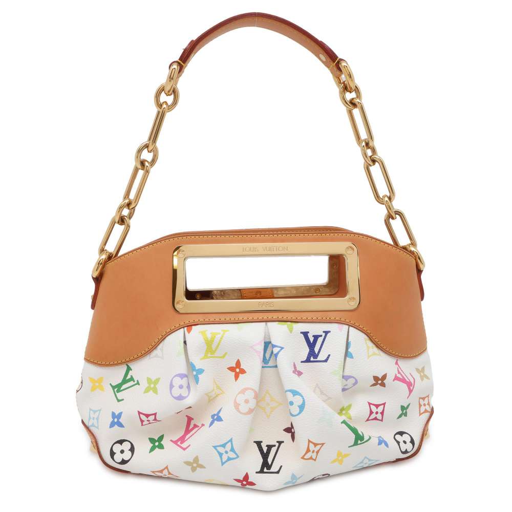 LOUIS VUITTON Judy Blanc M40253 Monogram・Multicolor Size GM