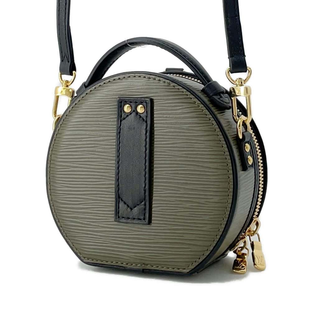 LOUIS VUITTON Mini Boite Chapeau Khaki R96001 Epi Leather