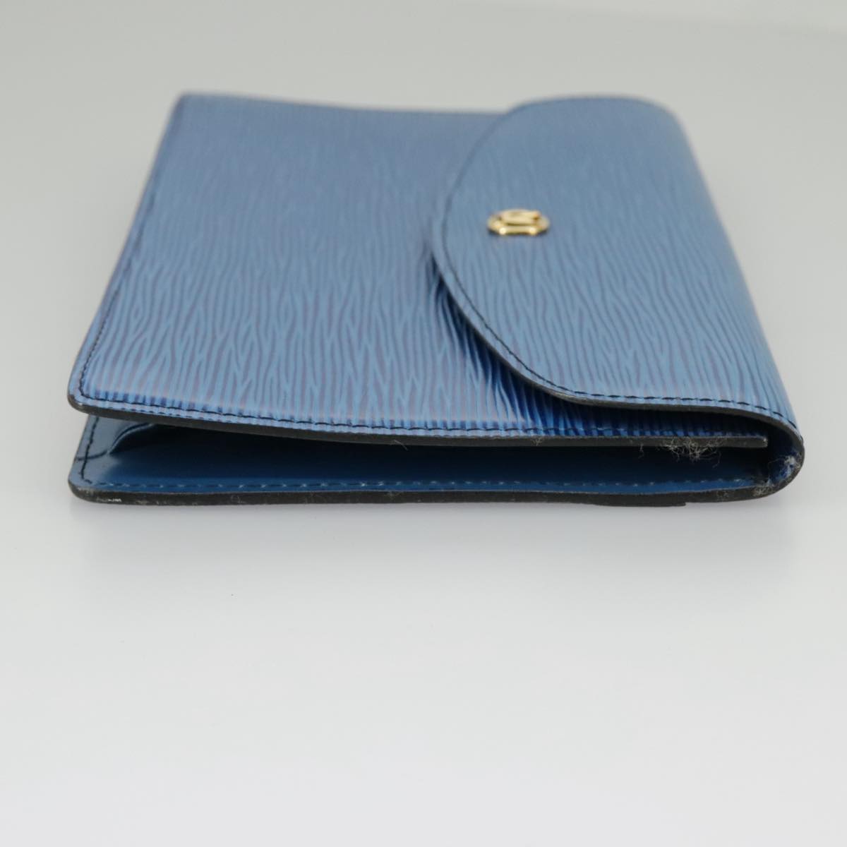 LOUIS VUITTON Epi Montaigne 23 Clutch Bag Blue M52665 LV 98876