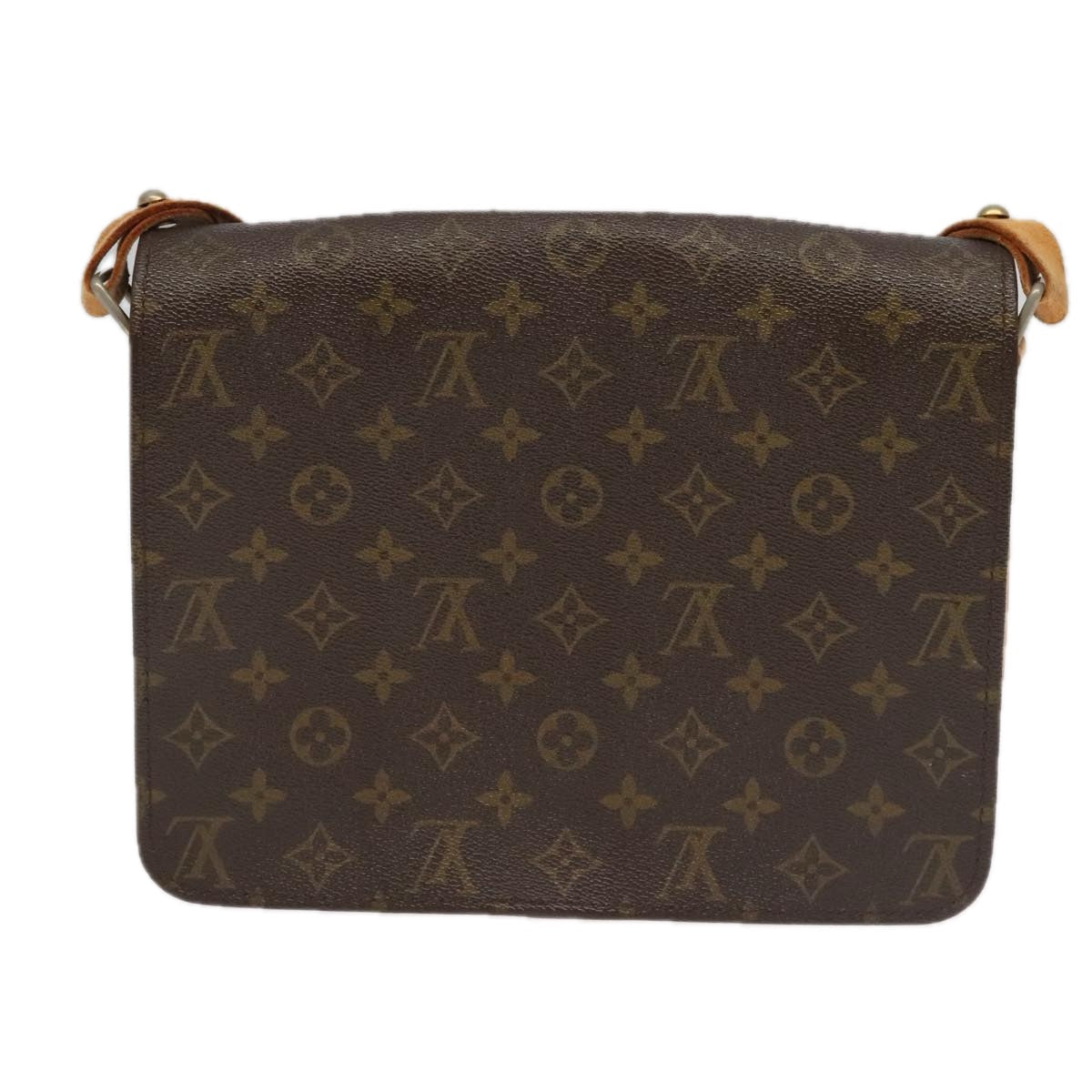 LOUIS VUITTON Monogram Cartouchiere GM Shoulder Bag Vintage M51252 LV 98930