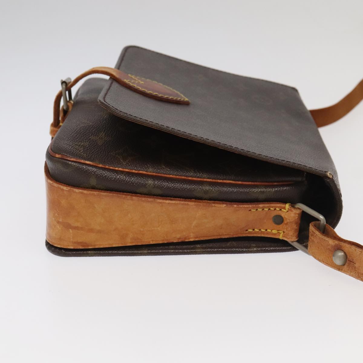 LOUIS VUITTON Monogram Cartouchiere GM Shoulder Bag Vintage M51252 LV 98930