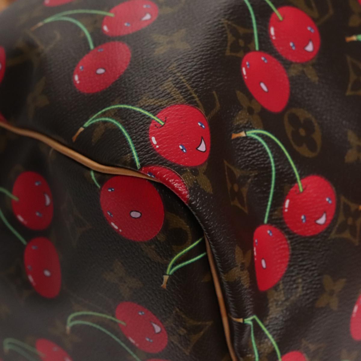 LOUIS VUITTON Monogram Cherry Keepall 45 Boston Bag M95011 LV 98949S