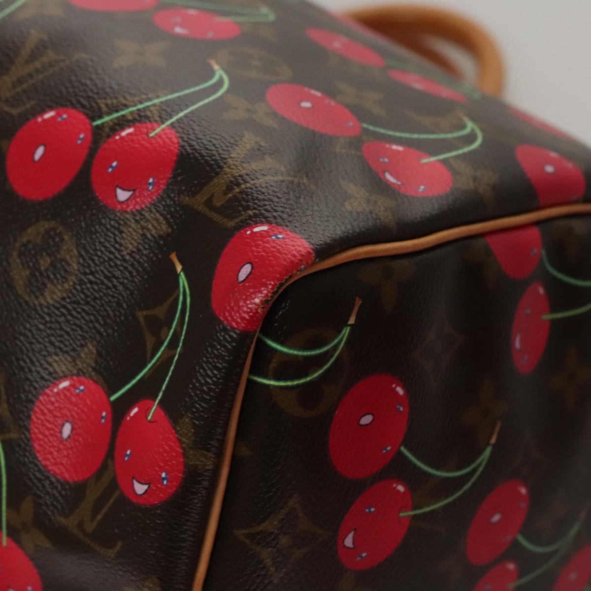 LOUIS VUITTON Monogram Cherry Keepall 45 Boston Bag M95011 LV 98949S