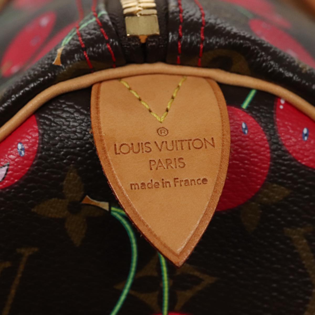 LOUIS VUITTON Monogram Cherry Keepall 45 Boston Bag M95011 LV 98949S