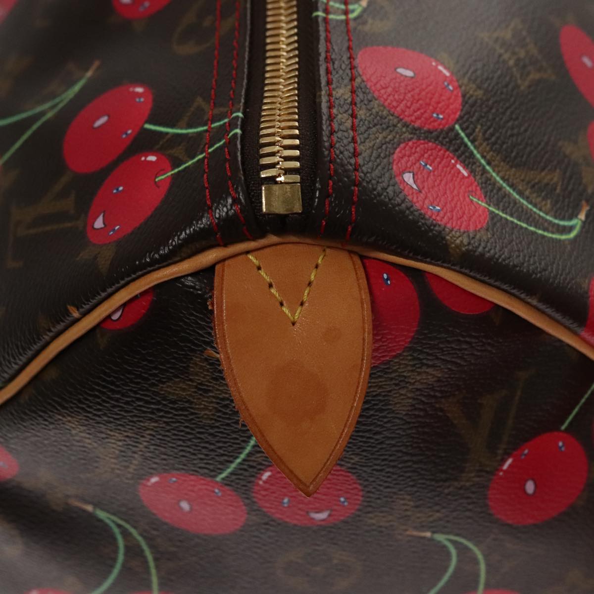 LOUIS VUITTON Monogram Cherry Keepall 45 Boston Bag M95011 LV 98949S