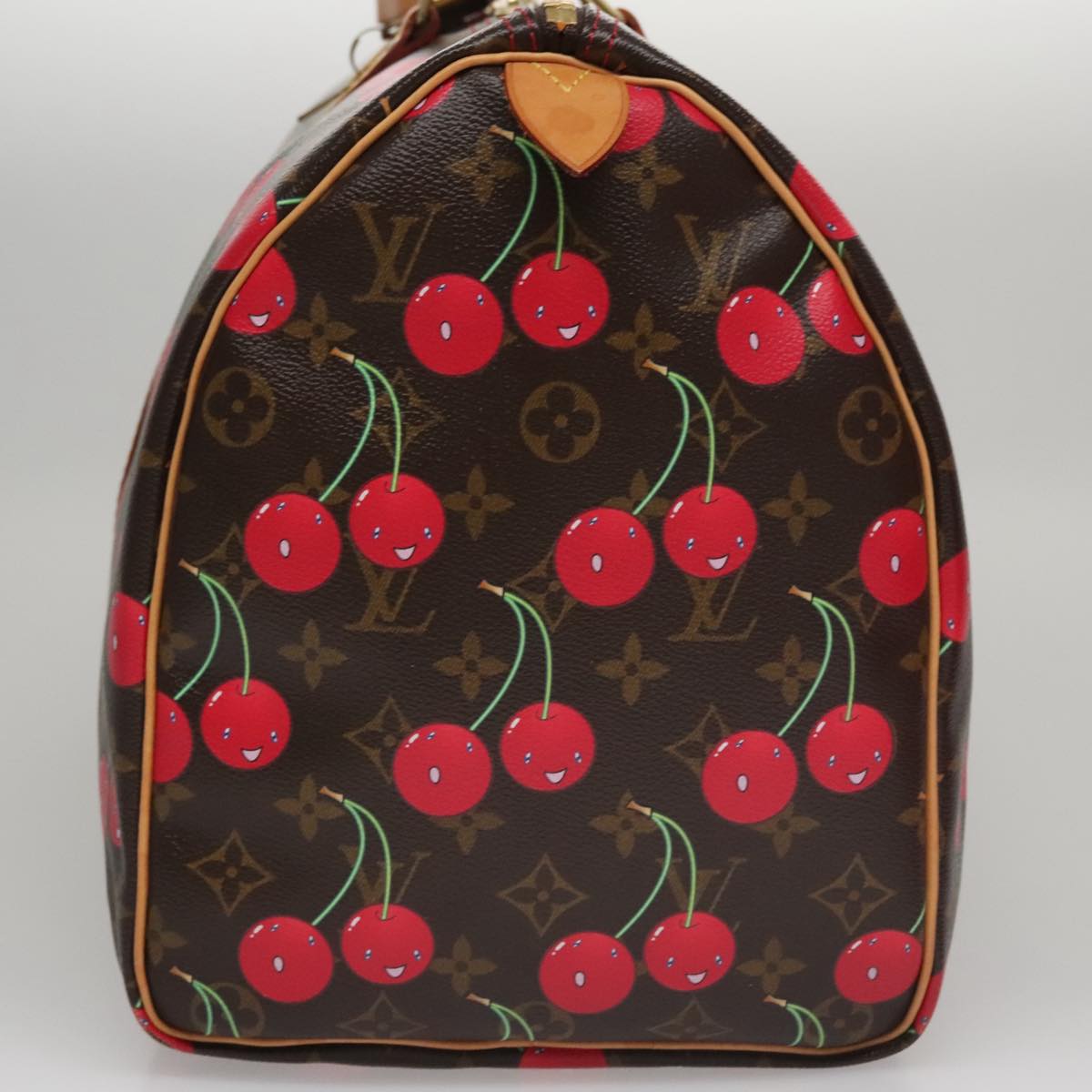 LOUIS VUITTON Monogram Cherry Keepall 45 Boston Bag M95011 LV 98949S