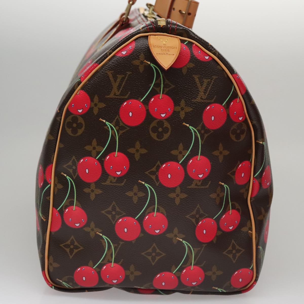 LOUIS VUITTON Monogram Cherry Keepall 45 Boston Bag M95011 LV 98949S