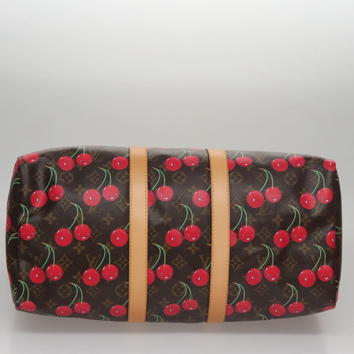 LOUIS VUITTON Monogram Cherry Keepall 45 Boston Bag M95011 LV 98949S