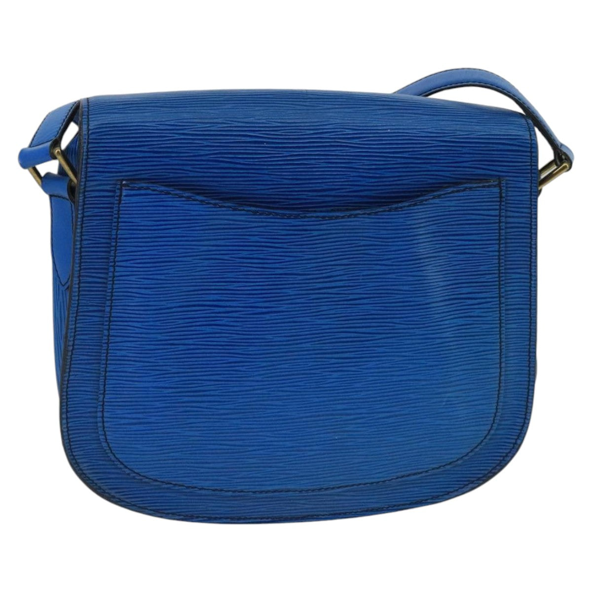 LOUIS VUITTON Epi Saint Cloud GM Shoulder Bag Toledo Blue M52195 LV 98957