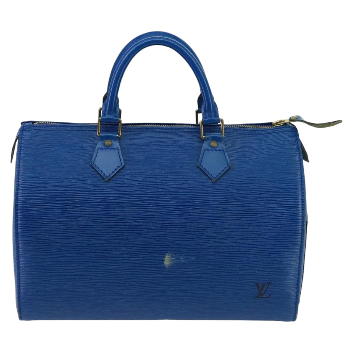 LOUIS VUITTON Epi Speedy 30 Hand Bag Toledo Blue M43005 LV 98996