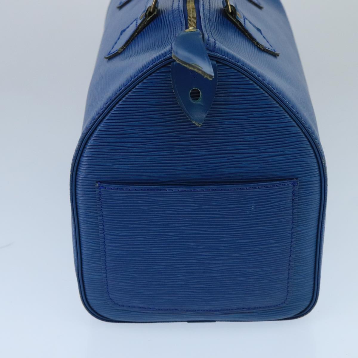 LOUIS VUITTON Epi Speedy 30 Hand Bag Toledo Blue M43005 LV 98996