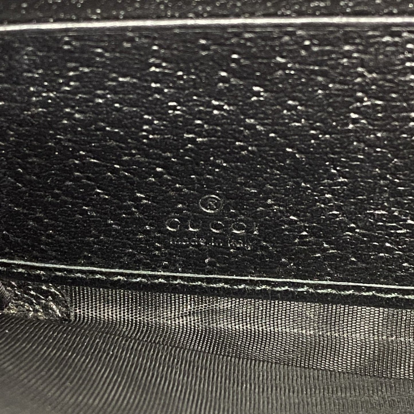 Gucci  Leather Long Wallet (Bi-Fold)