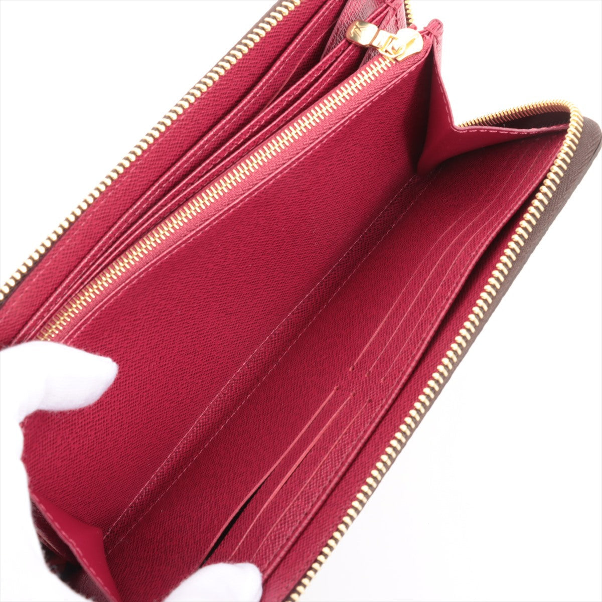 Louis Vuitton Monogram  Wallet M41895 Fushai Round Zip Wallet