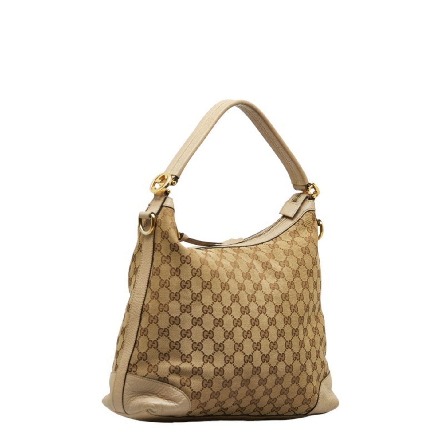 Gucci Hobo  Canvas Shoulder Bag ()