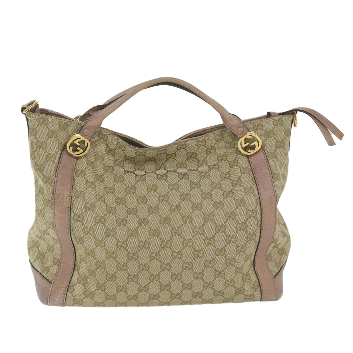Gucci Hobo  Canvas Shoulder Bag ()