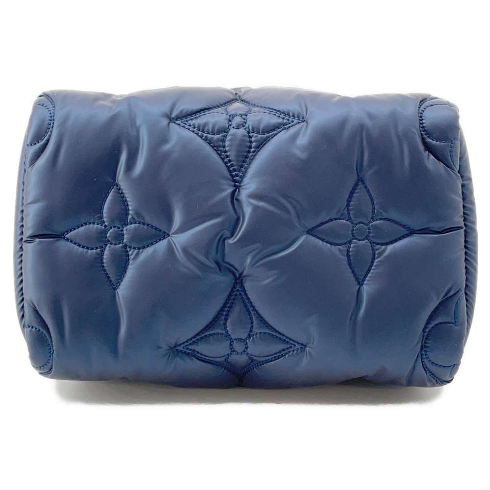 LOUIS VUITTON Speedy Bandouliere Navy M21061 Recycled MetallicNylon Size 25