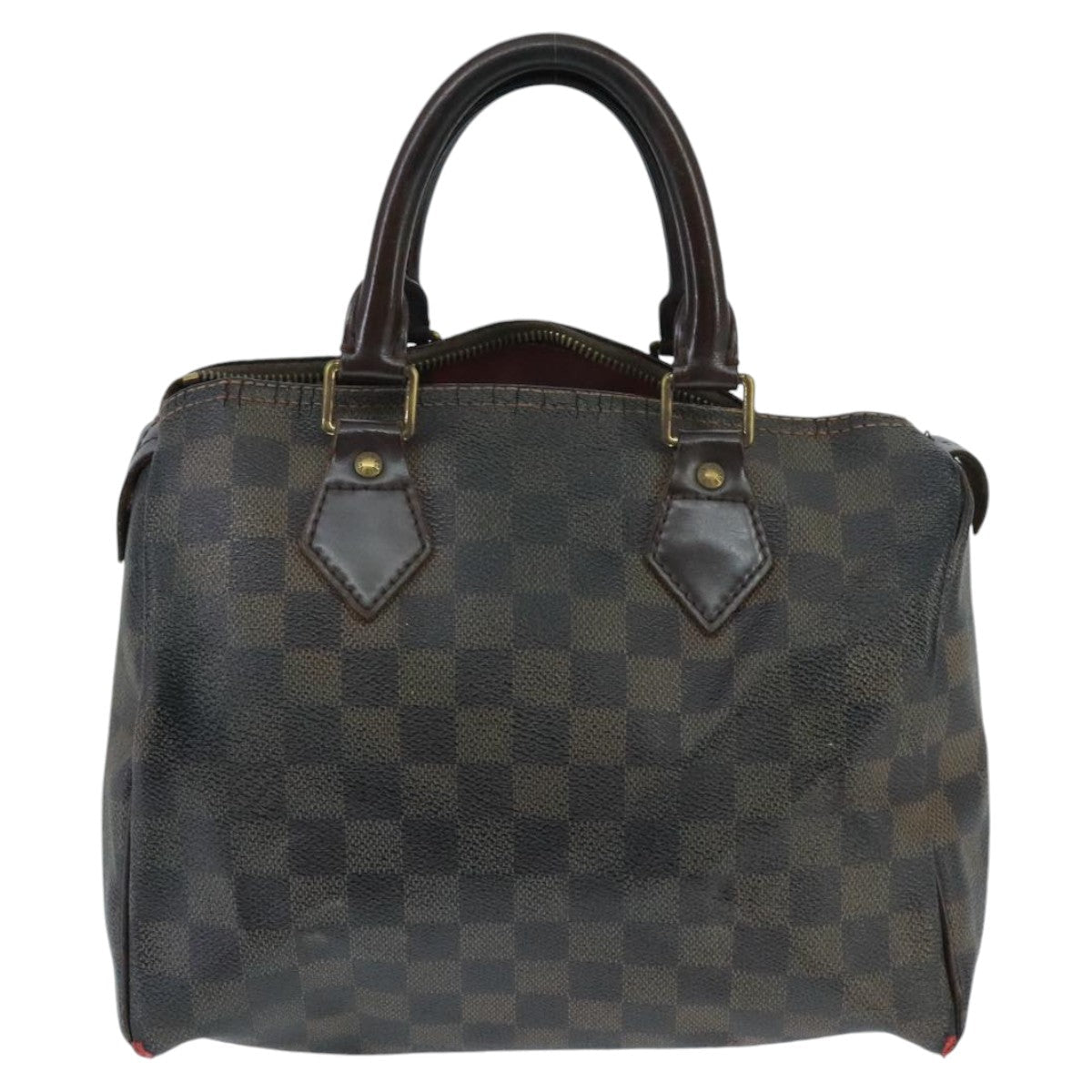 LOUIS VUITTON Damier Ebene Speedy 25 Hand Bag N41532 LV 99168