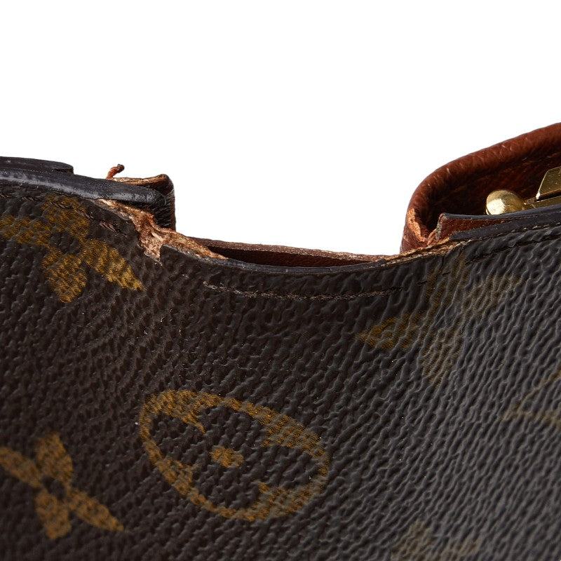 Louis Vuitton Monogram Vienna Double Fed Wallet Compact Wallet M61663 Brown PVC Leather  Louis Vuitton