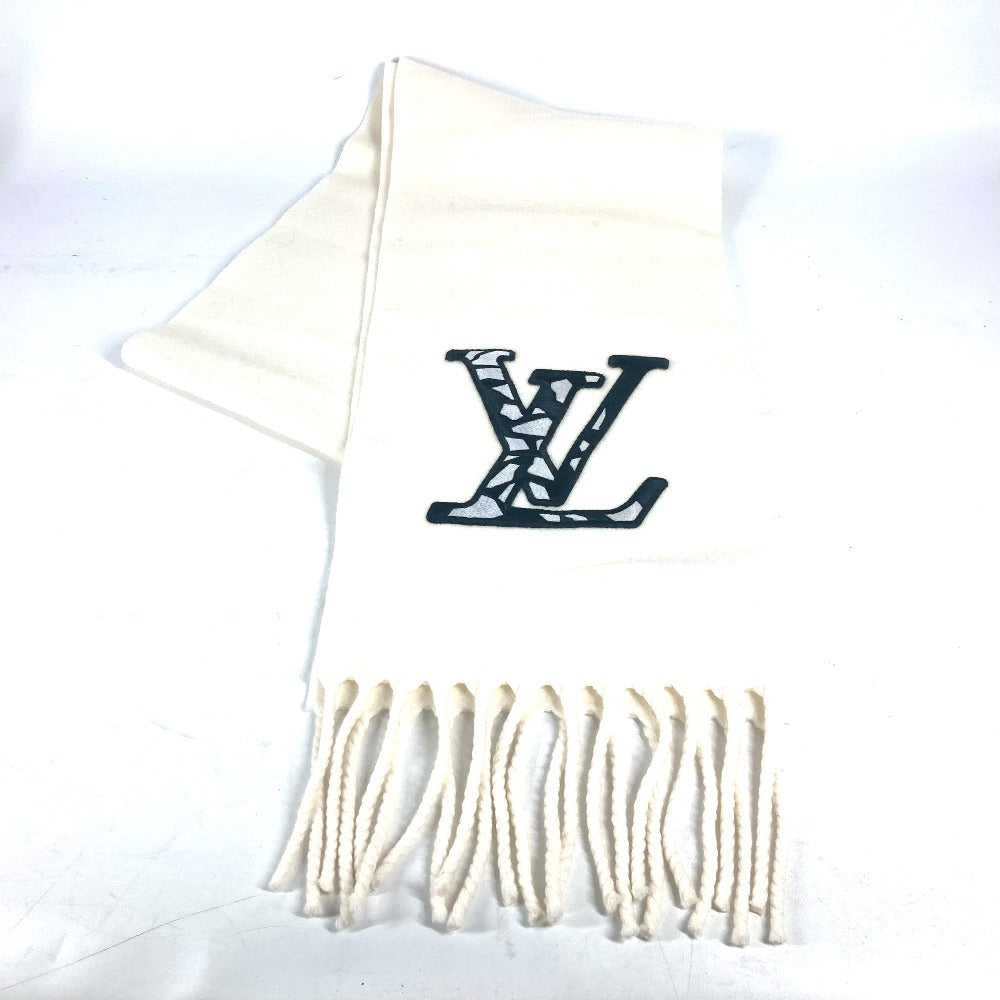 LOUIS VUITTON Scarf M79377 wool white LV SKI Scarf - LV Ice RX3273