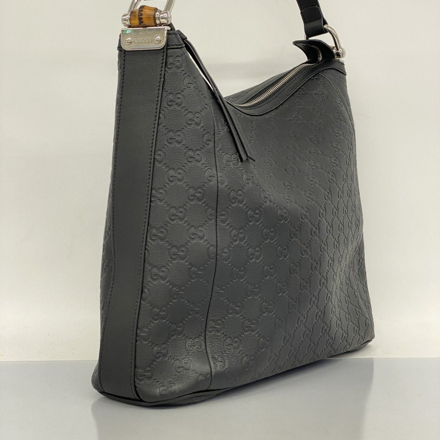 Gucci Bamboo  Leather Shoulder Bag ()