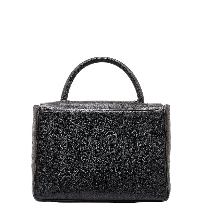 Chanel Mademoiselle Coco Handbag Black Caviar S  Chanel