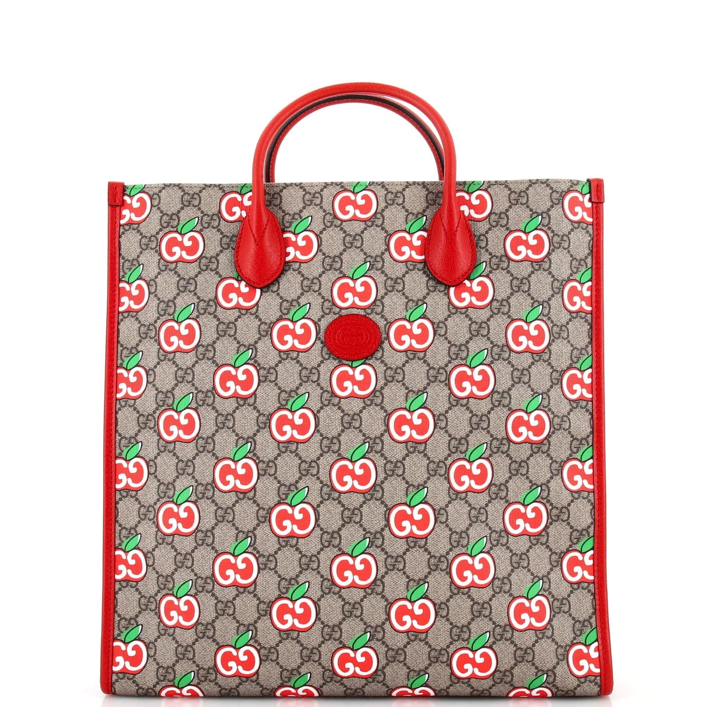 Luxury Gucci Trending 2025 Interlocking G Tote Printed GG Coated Canvas Vertical