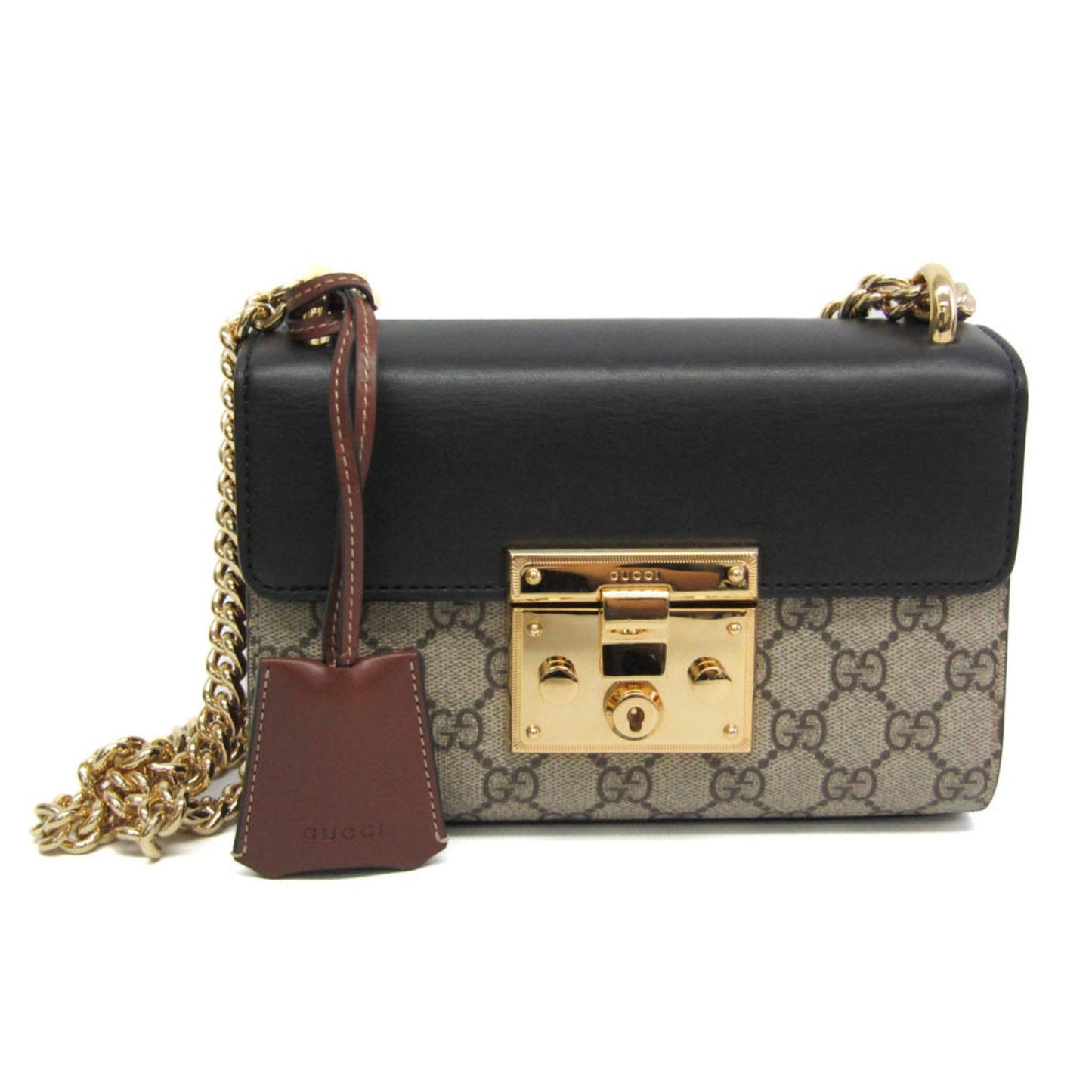 Luxury Gucci Trending 2025 Padlock  Canvas Shoulder Bag ()