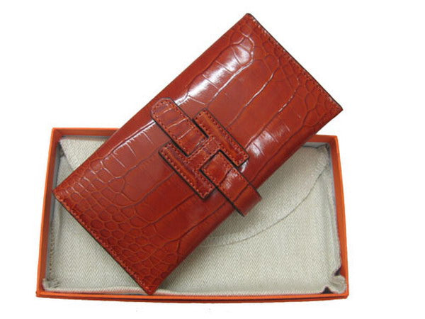 Luxury Hermes Wallet H1115 Wallet Crocodile