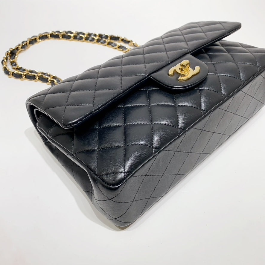 No.001653-1-Chanel Lambskin Classic Flap Bag 25cm