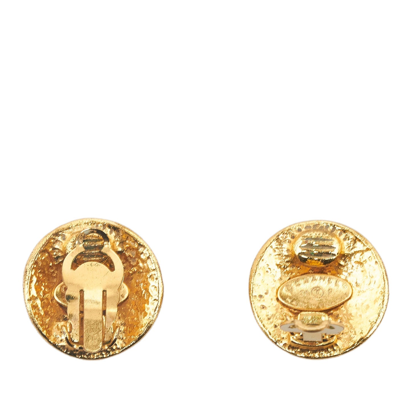Luxury Chanel CC Clip On Earrings Costume Earrings
