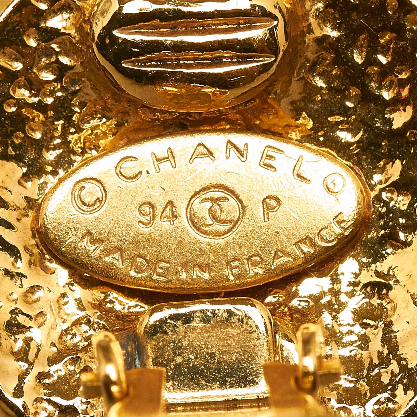 Luxury Chanel CC Clip On Earrings Costume Earrings
