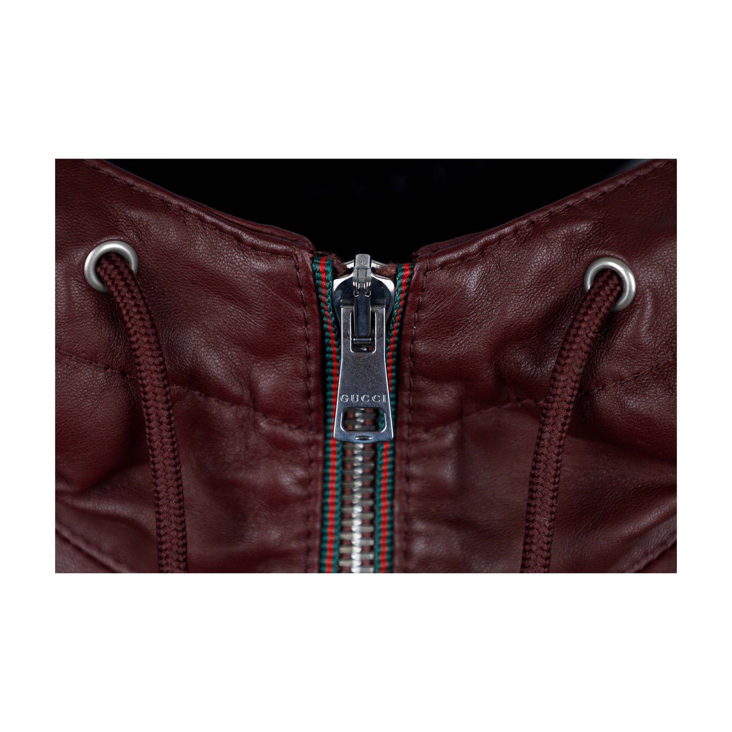 Luxury Gucci Trending 2025 Brown Leather Jacket - '10s