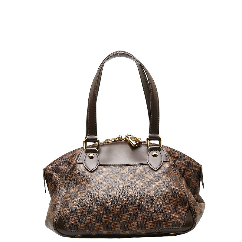 Louis Vuitton Verona PM Handbag N41117 Eve Brown PVC Leather  Louis Vuitton