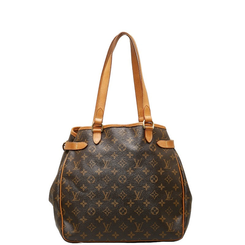 Louis Vuitton Monogram Battalion Vertical Shoulder Bag M51153 Brown PVC Leather  Louis Vuitton
