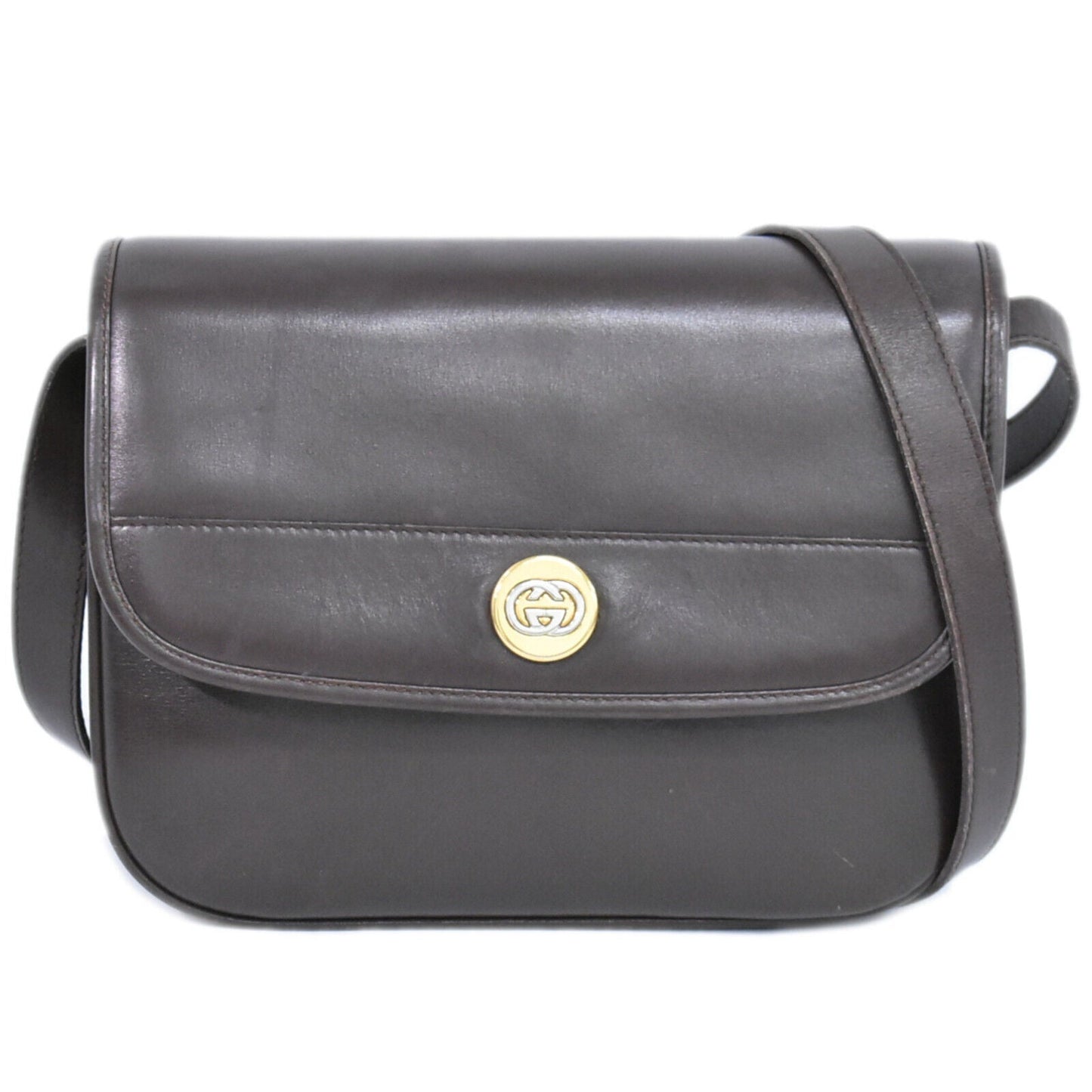 Gucci Vintage  Leather Shoulder Bag