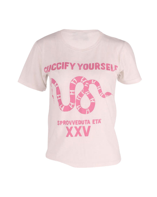 Luxury Gucci Trending 2025 Luxury Gucci Trending 2025fy Yourself T-Shirt in White Cotton