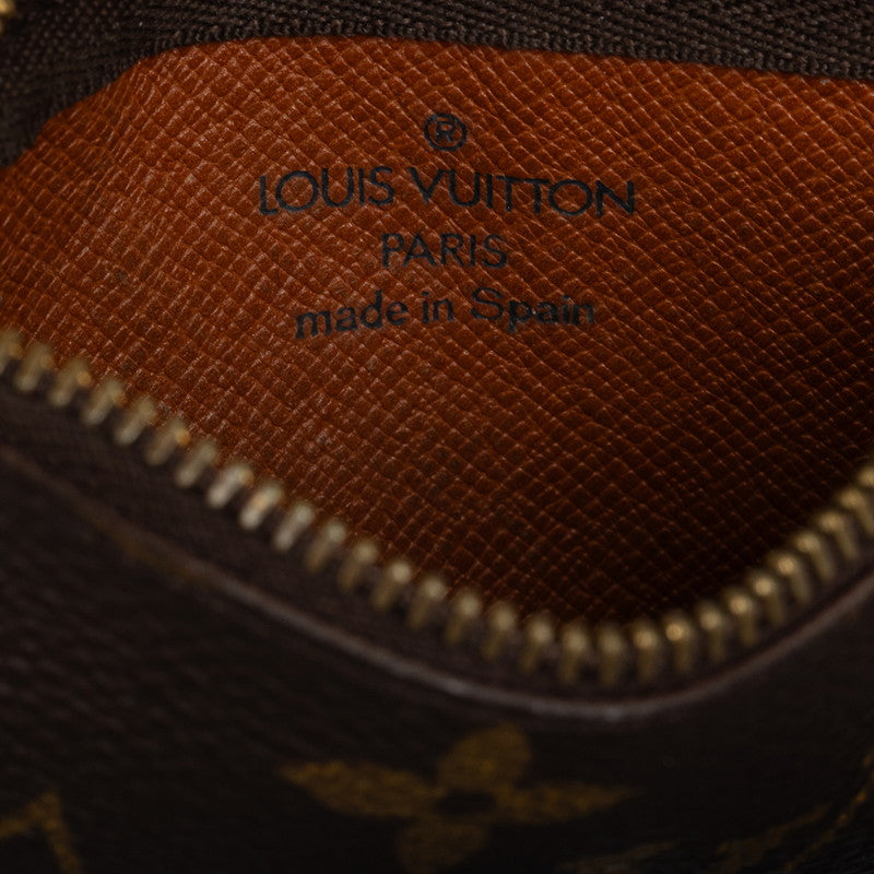 Louis Vuitton Monogram Pochette Crane Coin Case Keycase M62650 Brown PVC Leather  Louis Vuitton