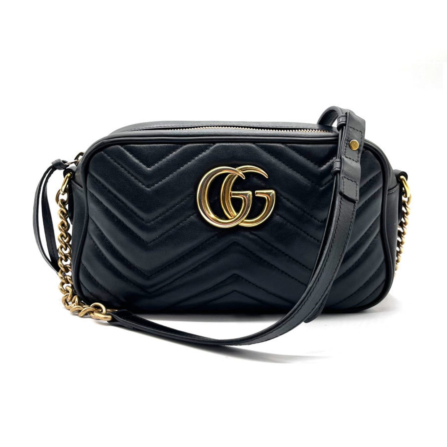 Luxury Gucci Trending 2025 Marmont  Leather Shoulder Bag ()