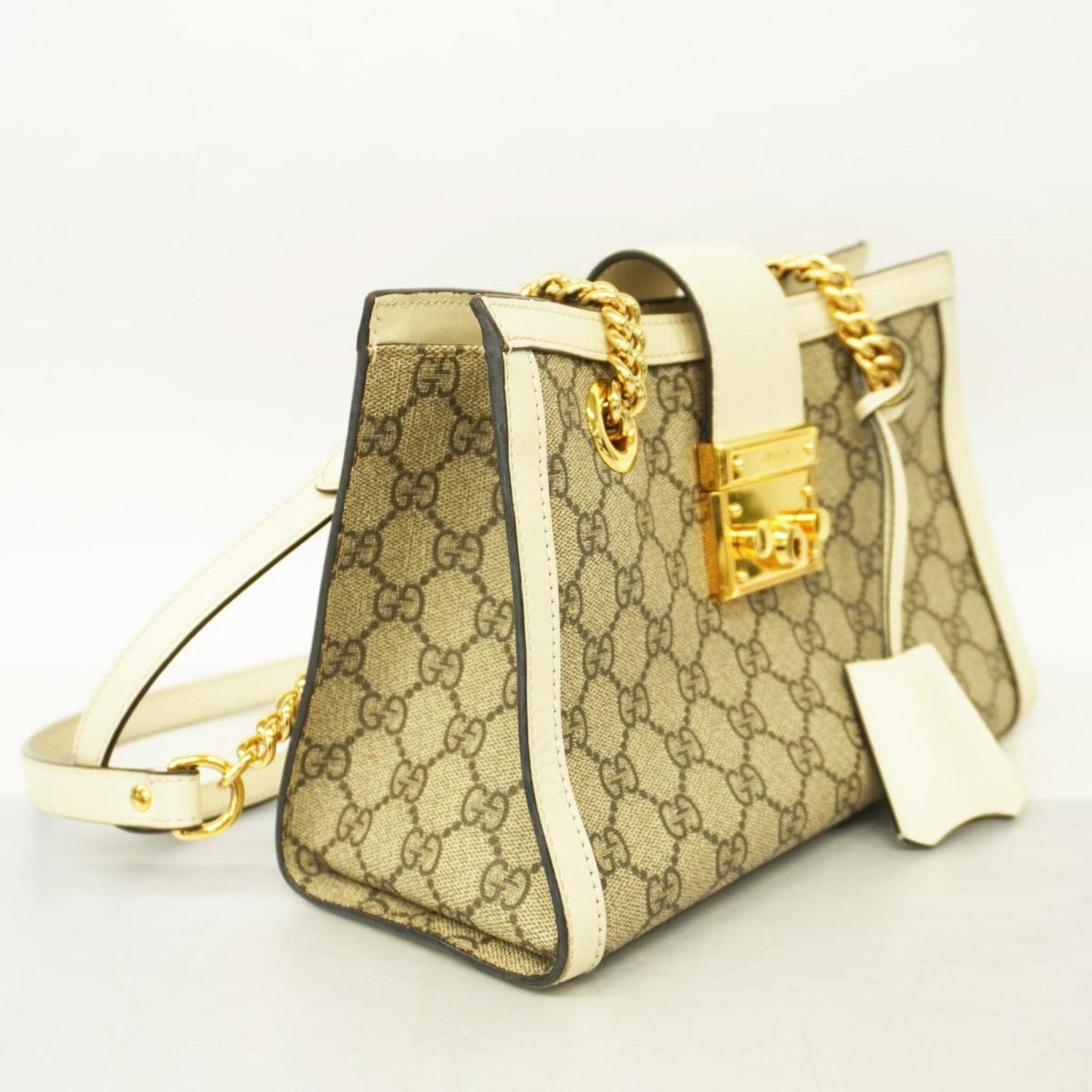 Luxury Gucci Trending 2025 Padlock  Canvas Shopper Bag ()