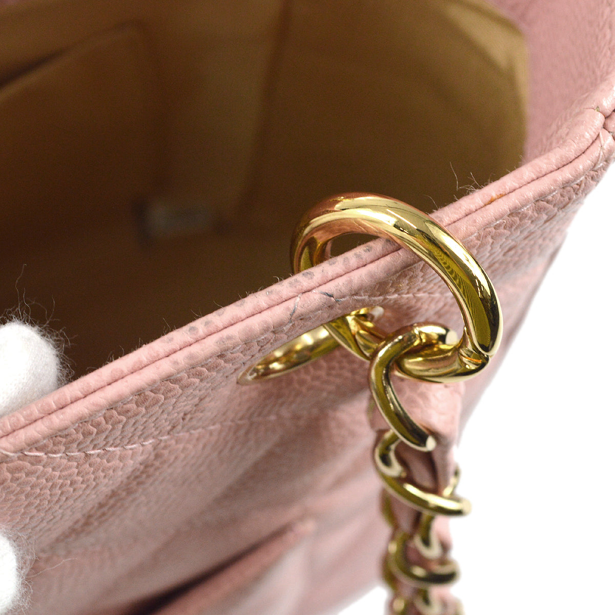 Luxury Chanel 2003-2004 Petite Shopping Tote PST Caviar