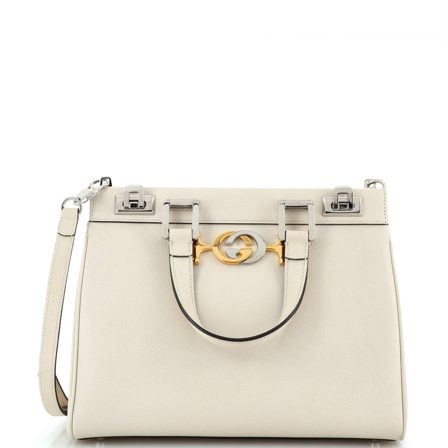Luxury Gucci Trending 2025 Zumi Top Handle Bag Leather Small