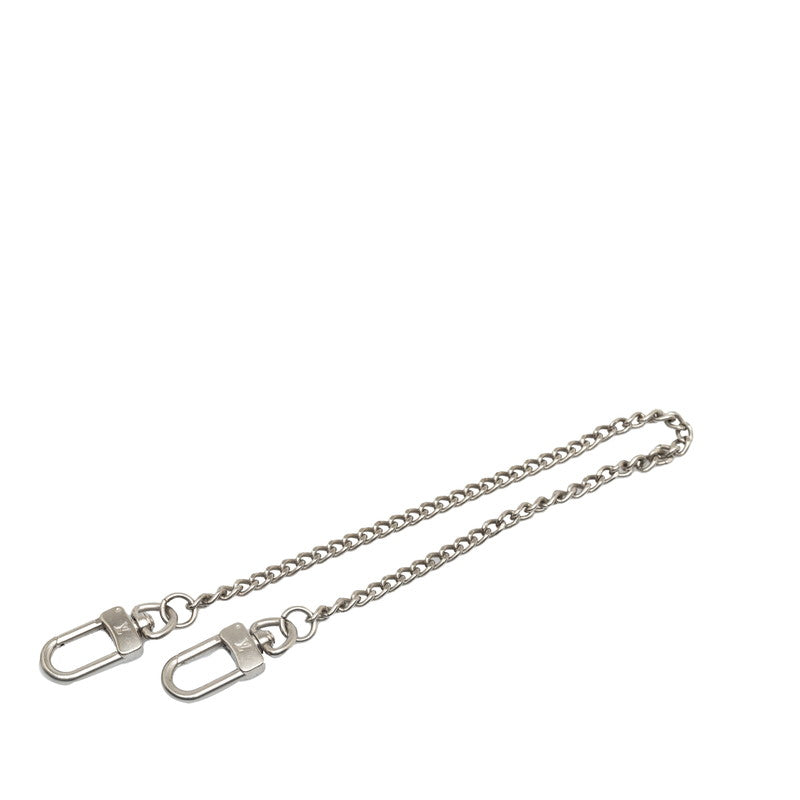 Louis Vuitton Portfolio Acordeon Wallet Chain Strap Silver Metal Men Louis Vuitton