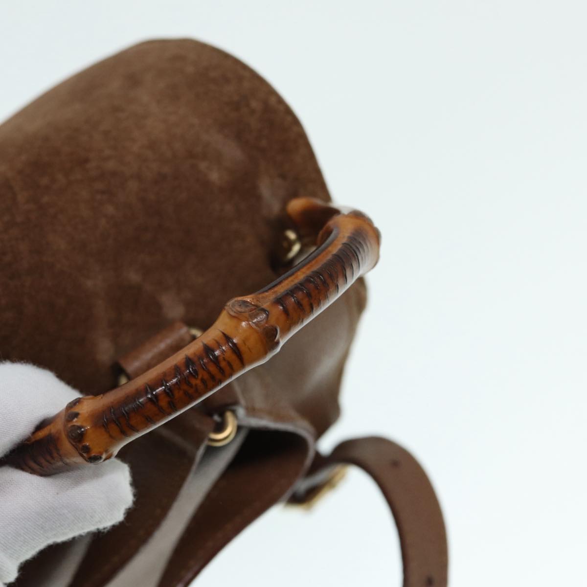 Luxury Gucci Trending 2025 Bamboo  Suede Backpack Bag