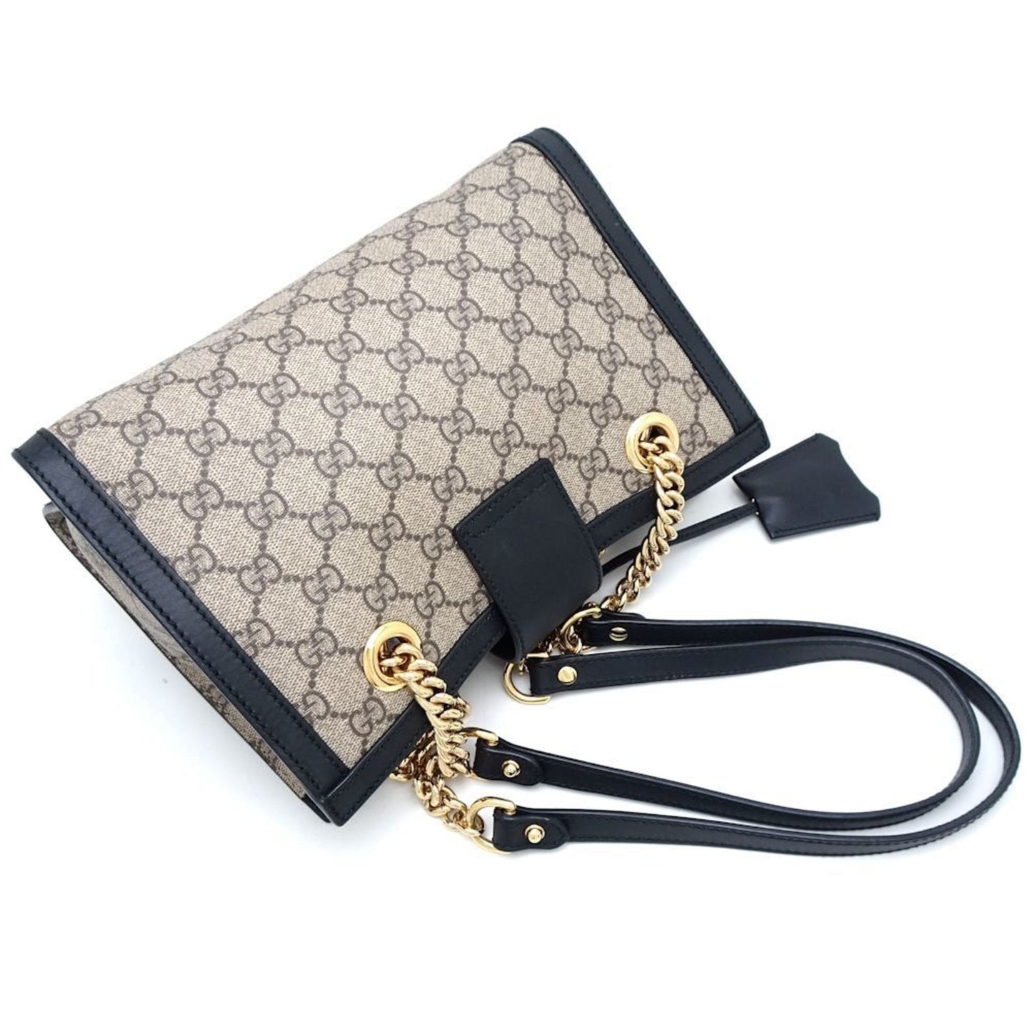 Gucci Padlock  Canvas Shoulder Bag ()