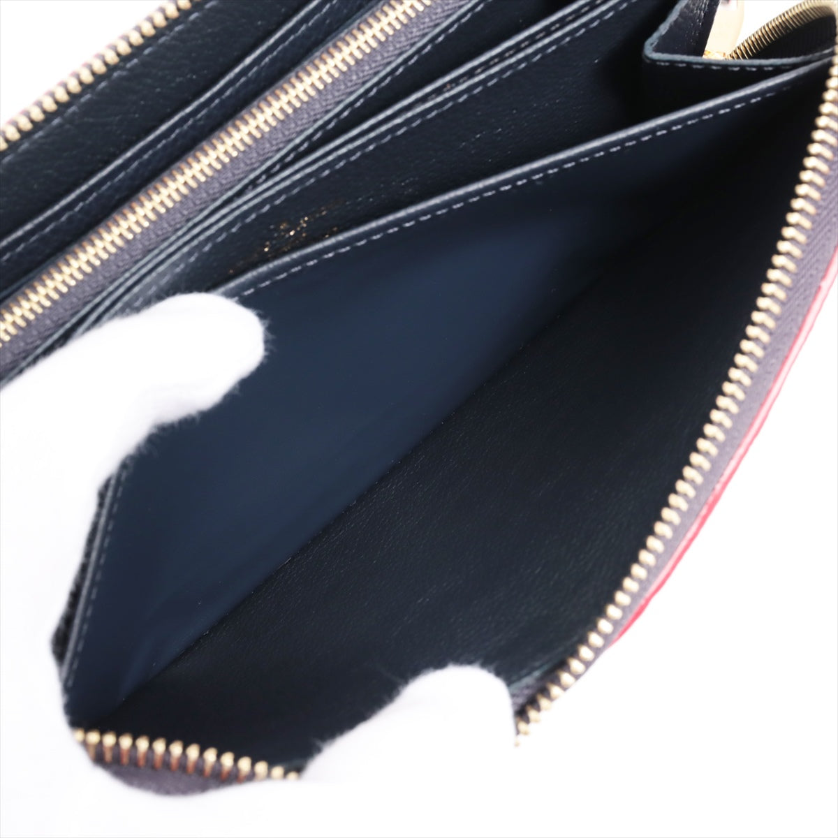 Louis Vuitton Implant  Wallet M62121 Marine Round Zip Wallet