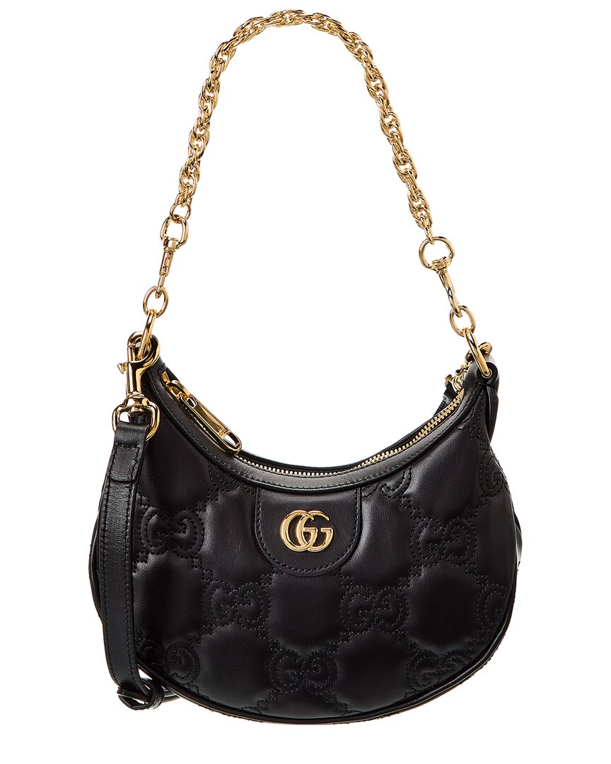 Luxury Gucci Trending 2025 GG Matelasse Mini Leather Hobo Bag