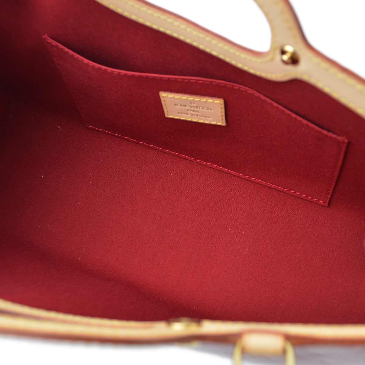 Louis Vuitton 2007 Red Monogram Vernis Roxbury Drive Handbag M91987