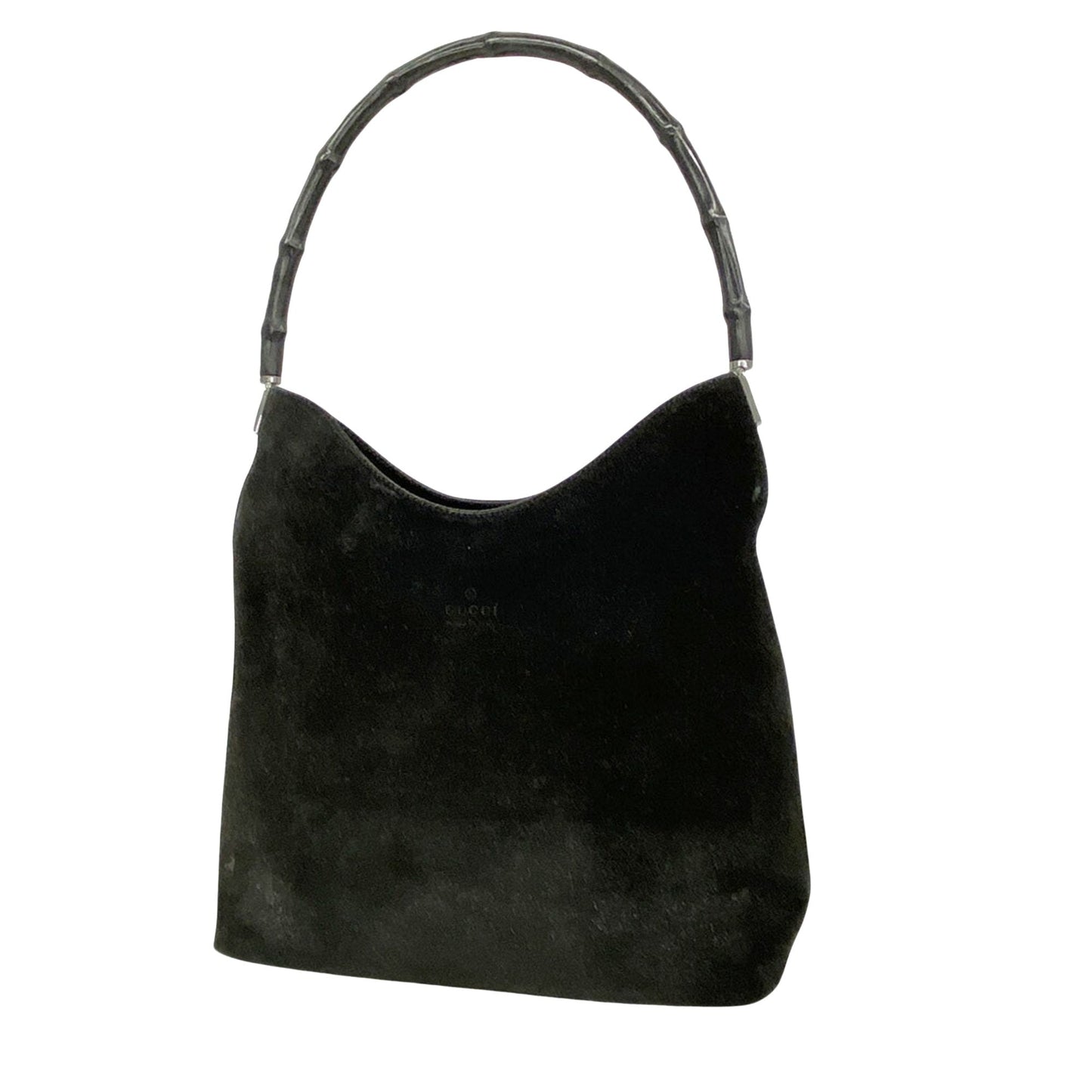 Gucci Bamboo  Suede Tote Bag ()